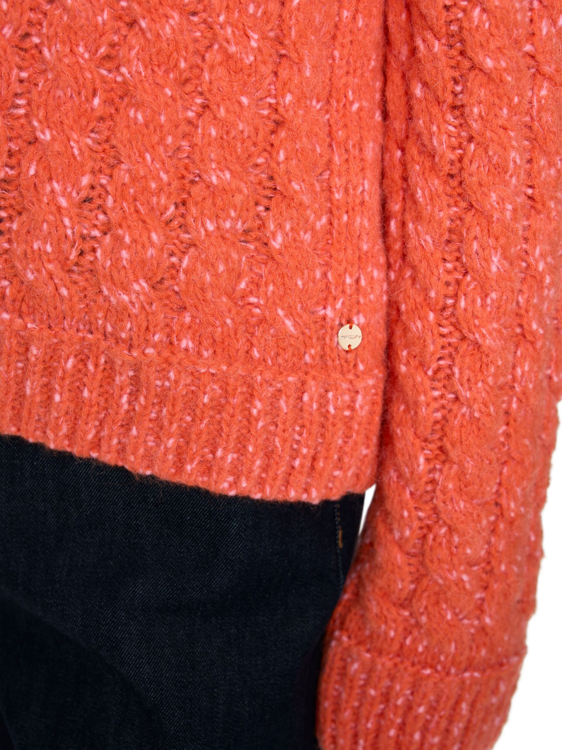 Marc Cain Collections Pullover mit Zopfmuster und Rundhalsausschnitt – Bild 4