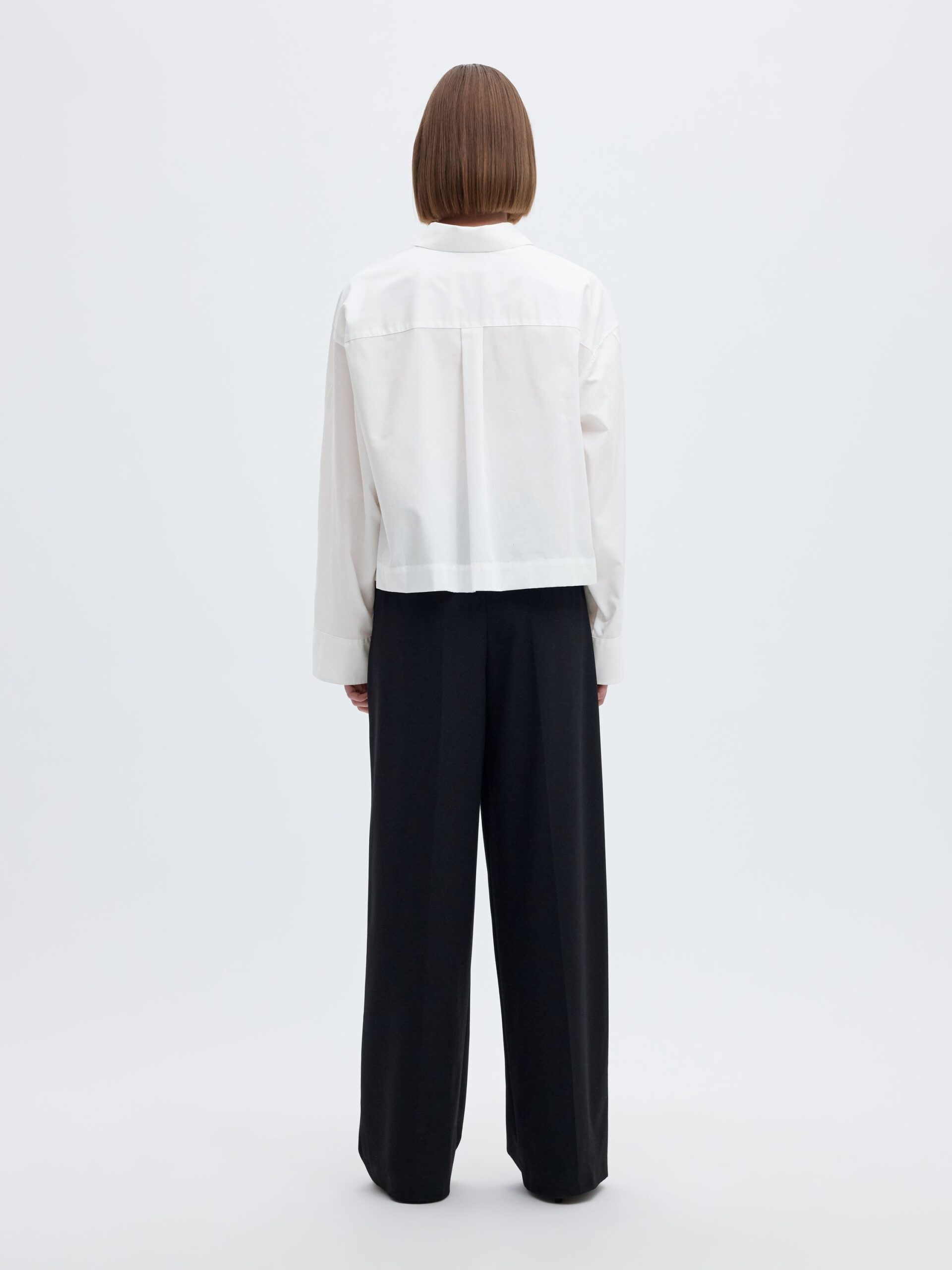 Selected Femme LS Cropped Boxy Shirt – Bild 5