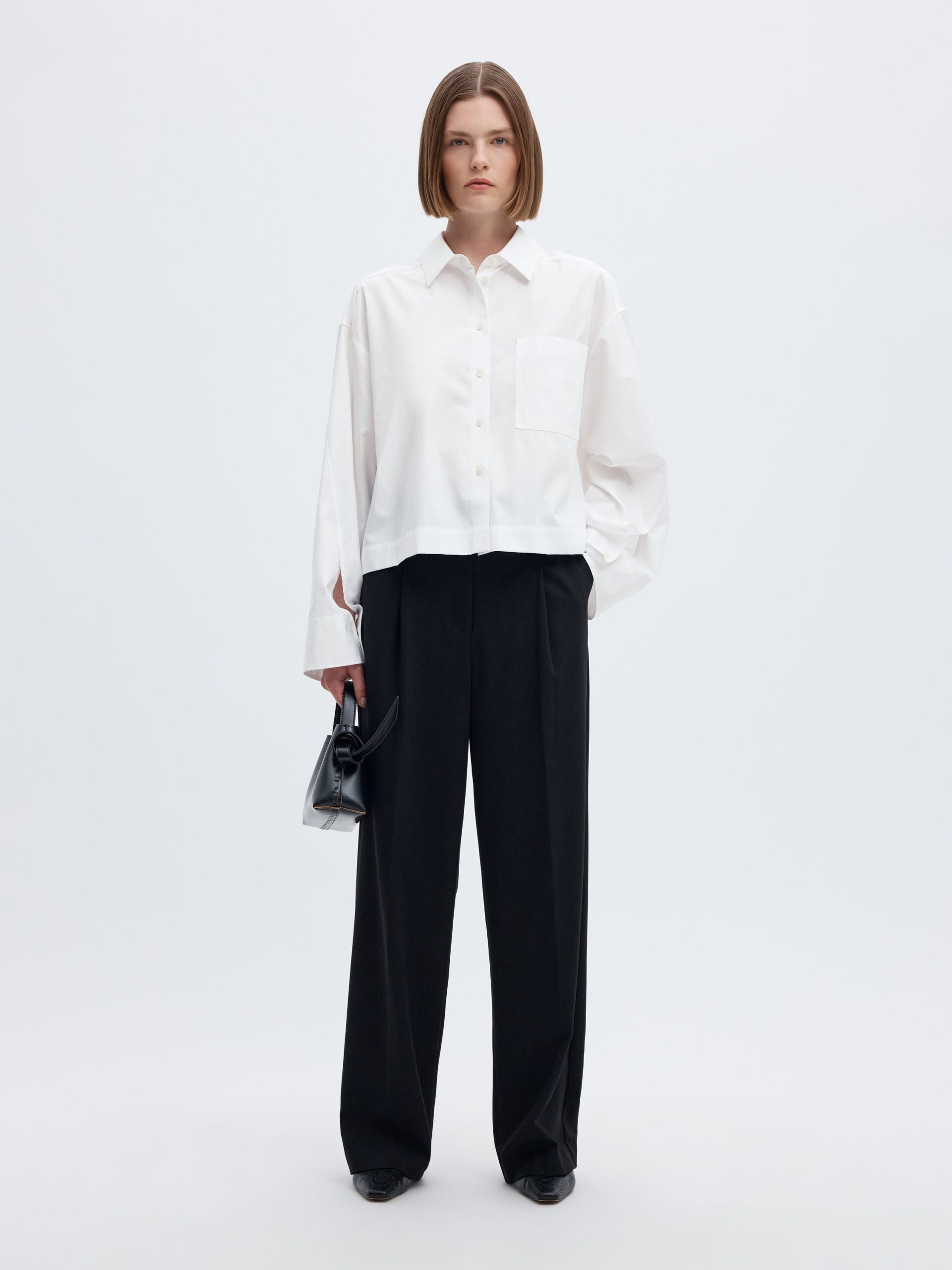 Selected Femme LS Cropped Boxy Shirt – Bild 6