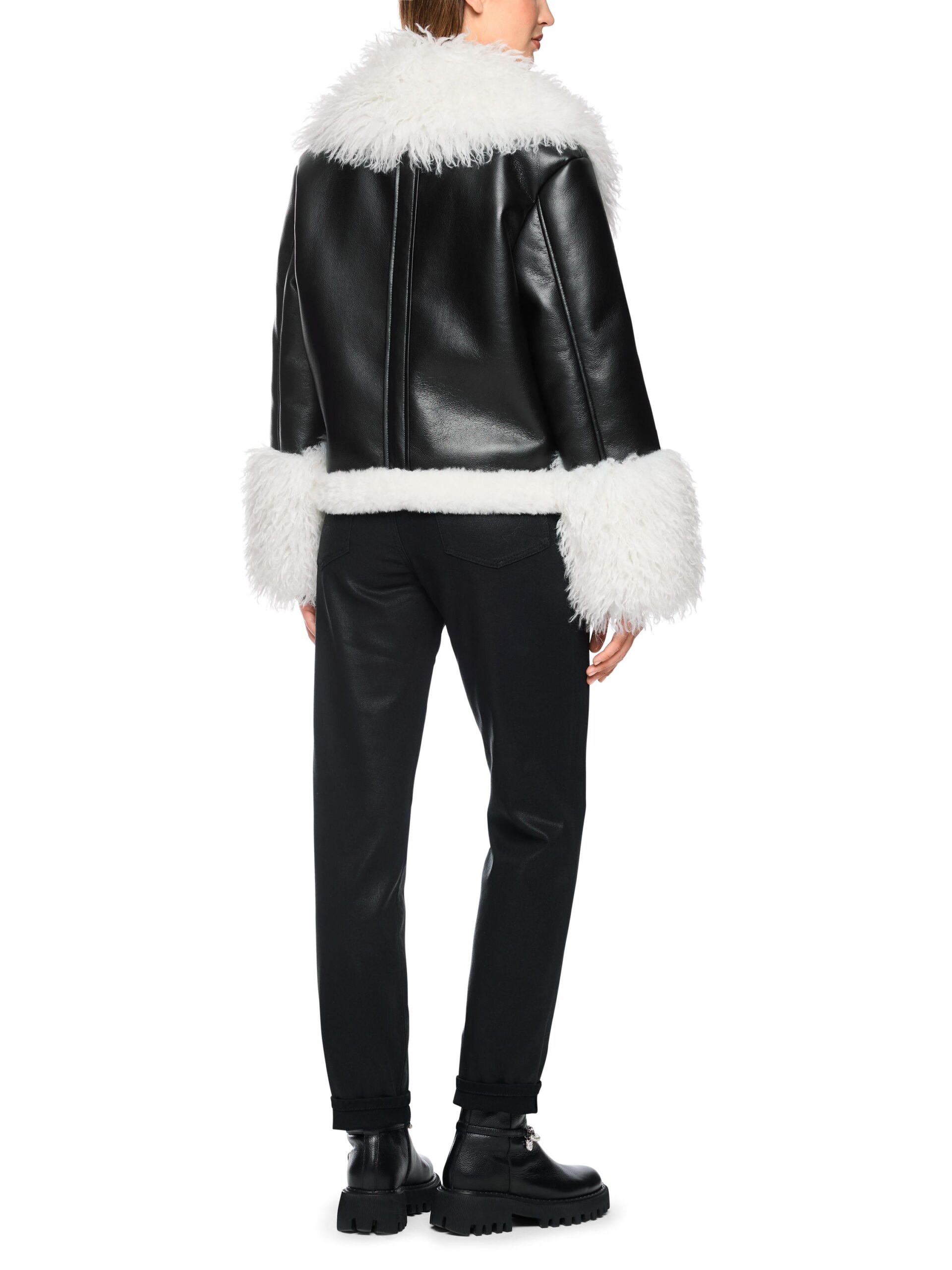 Marc Cain Sports Jacke mit Kunstfell-Besatz – Bild 5