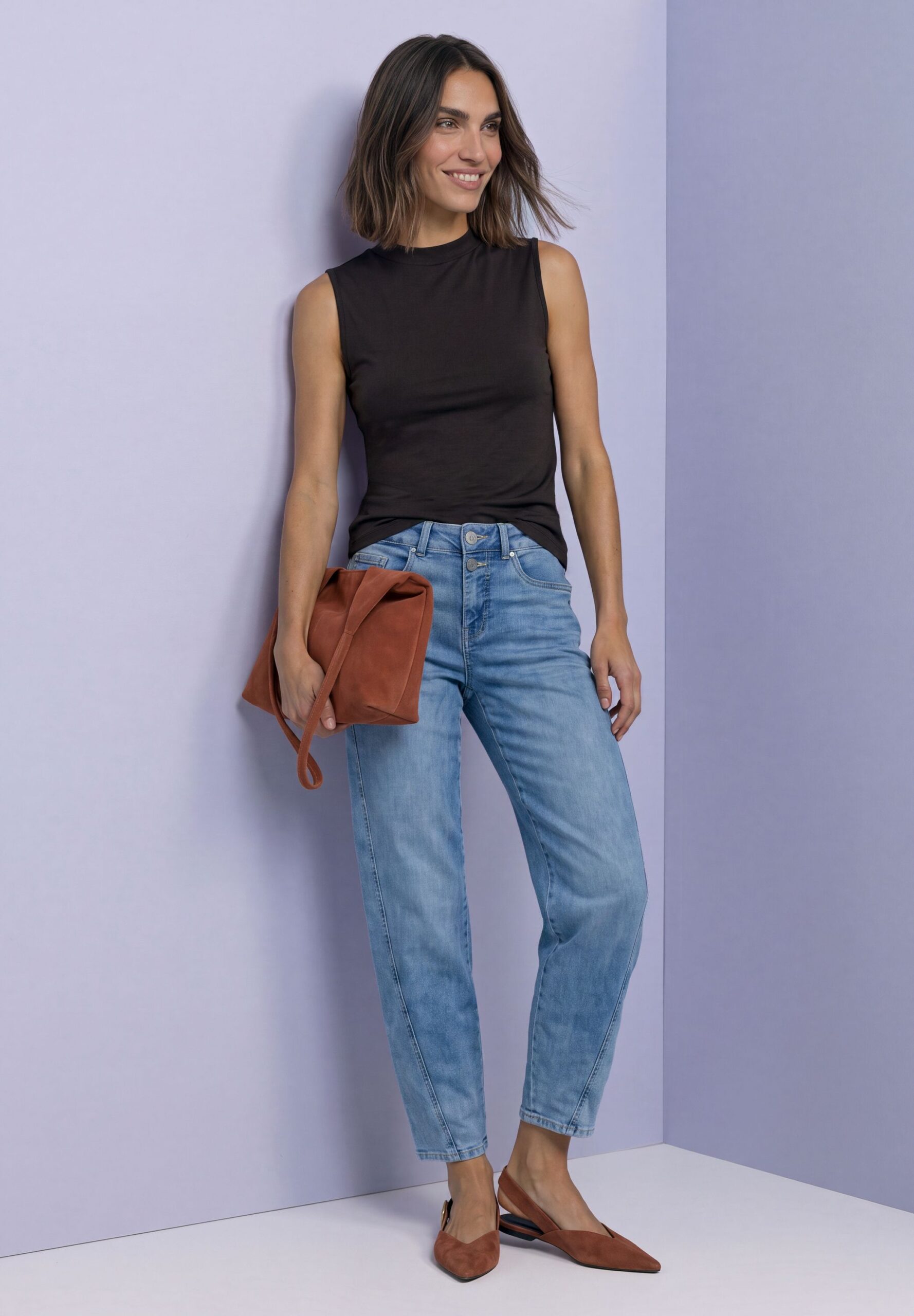 Street One Top im Silk-Look mit Turtle Neck – Bild 7