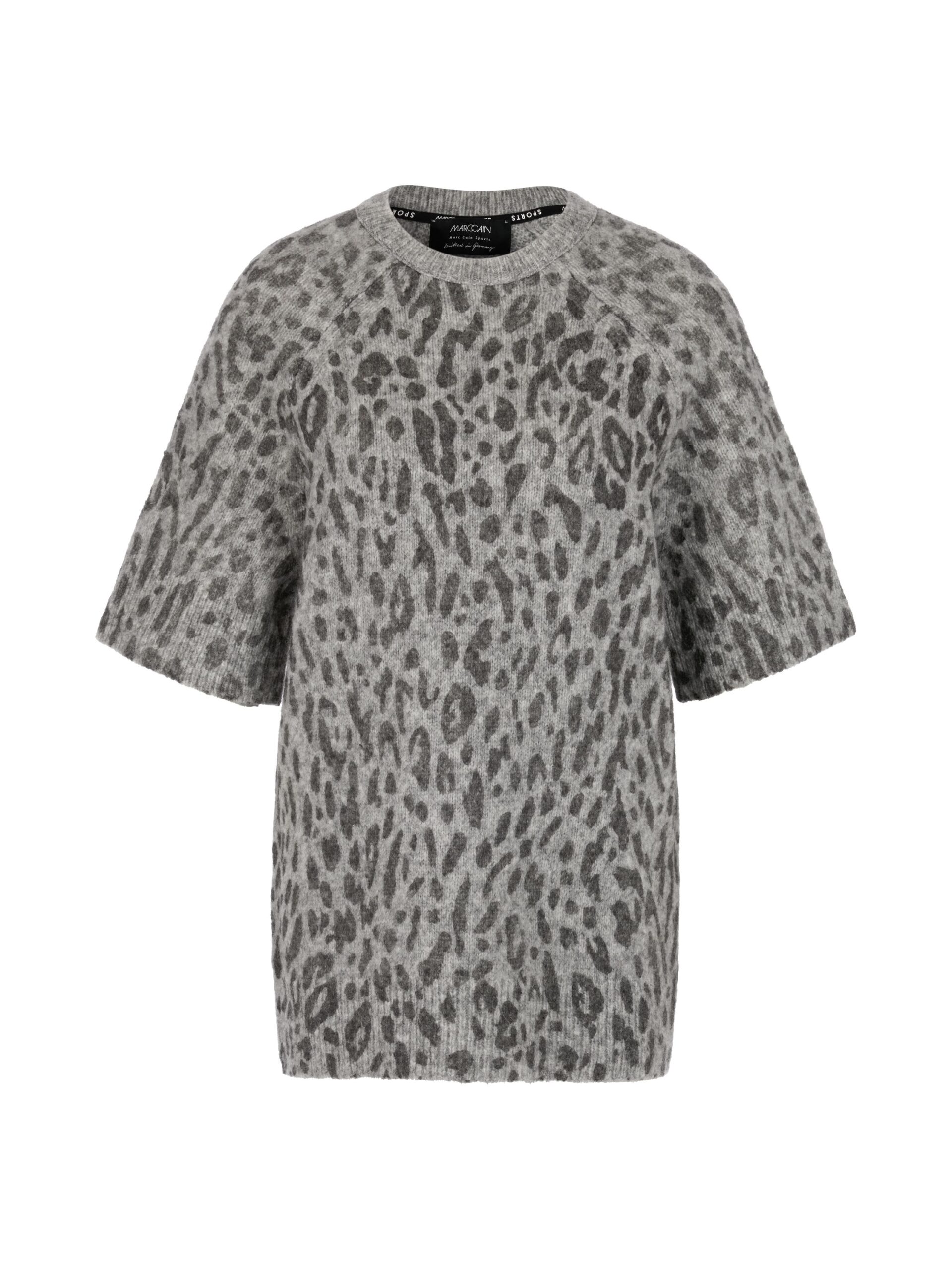 Marc Cain Sports Langer Pullover mit Leo-Muster