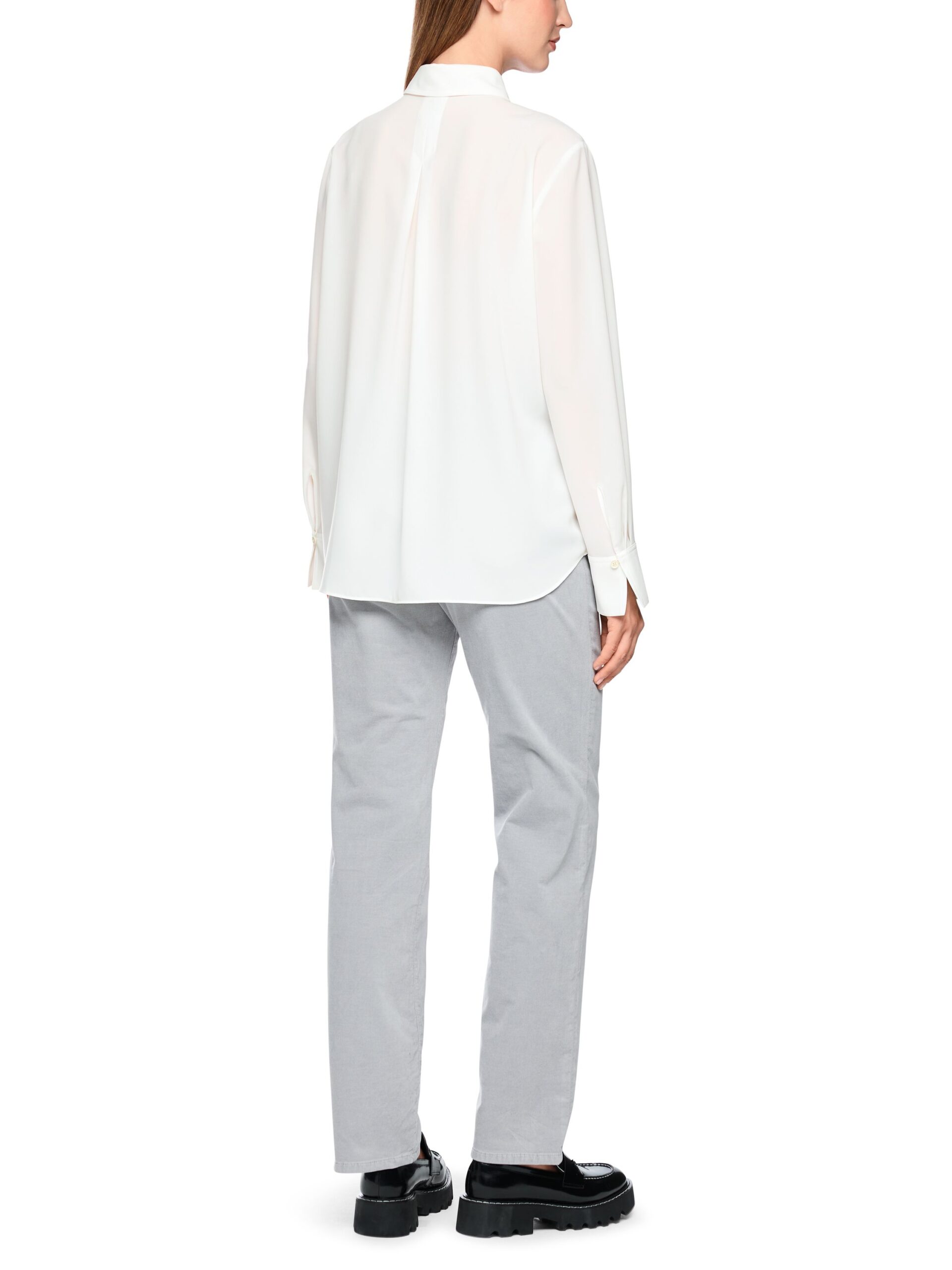 Marc Cain Sports Klassische Bluse mit sichtbarer Knopfleiste – Bild 6