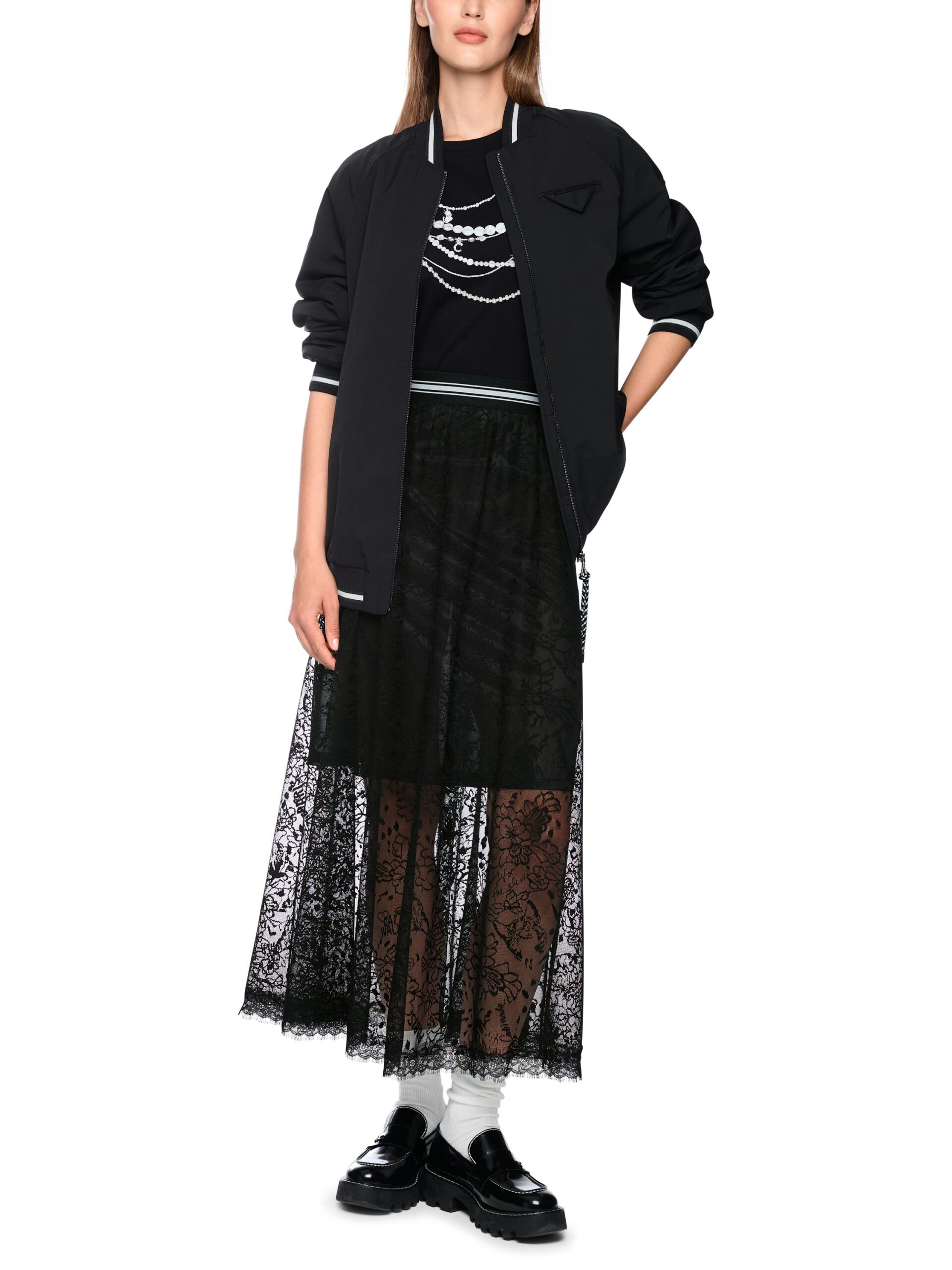 Marc Cain Sports Midirock aus Spitze – Bild 2