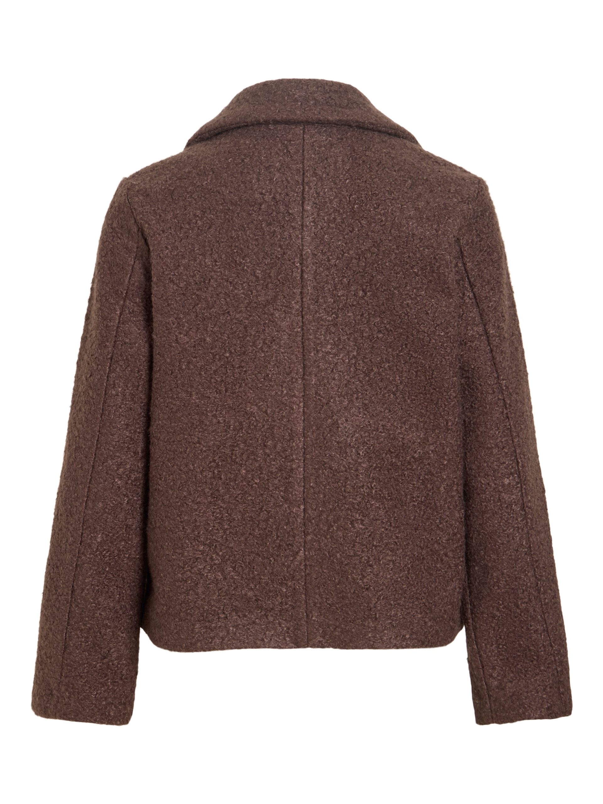 VILA Boucle Jacke mit Fly-Away Kragen – Bild 7