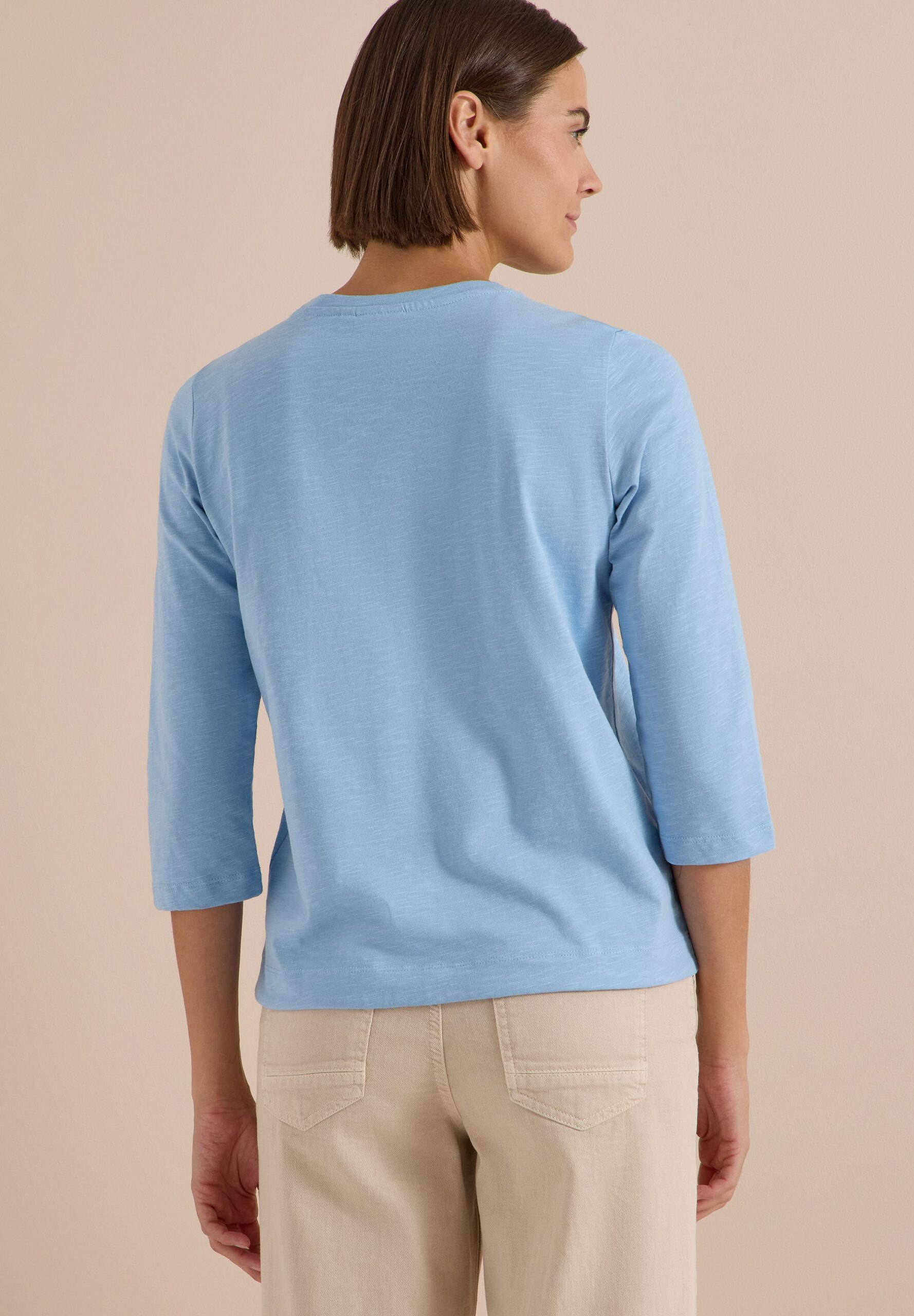 CECIL 3/4-Arm Shirt mit Rundhals und Tunnelzug – Bild 7