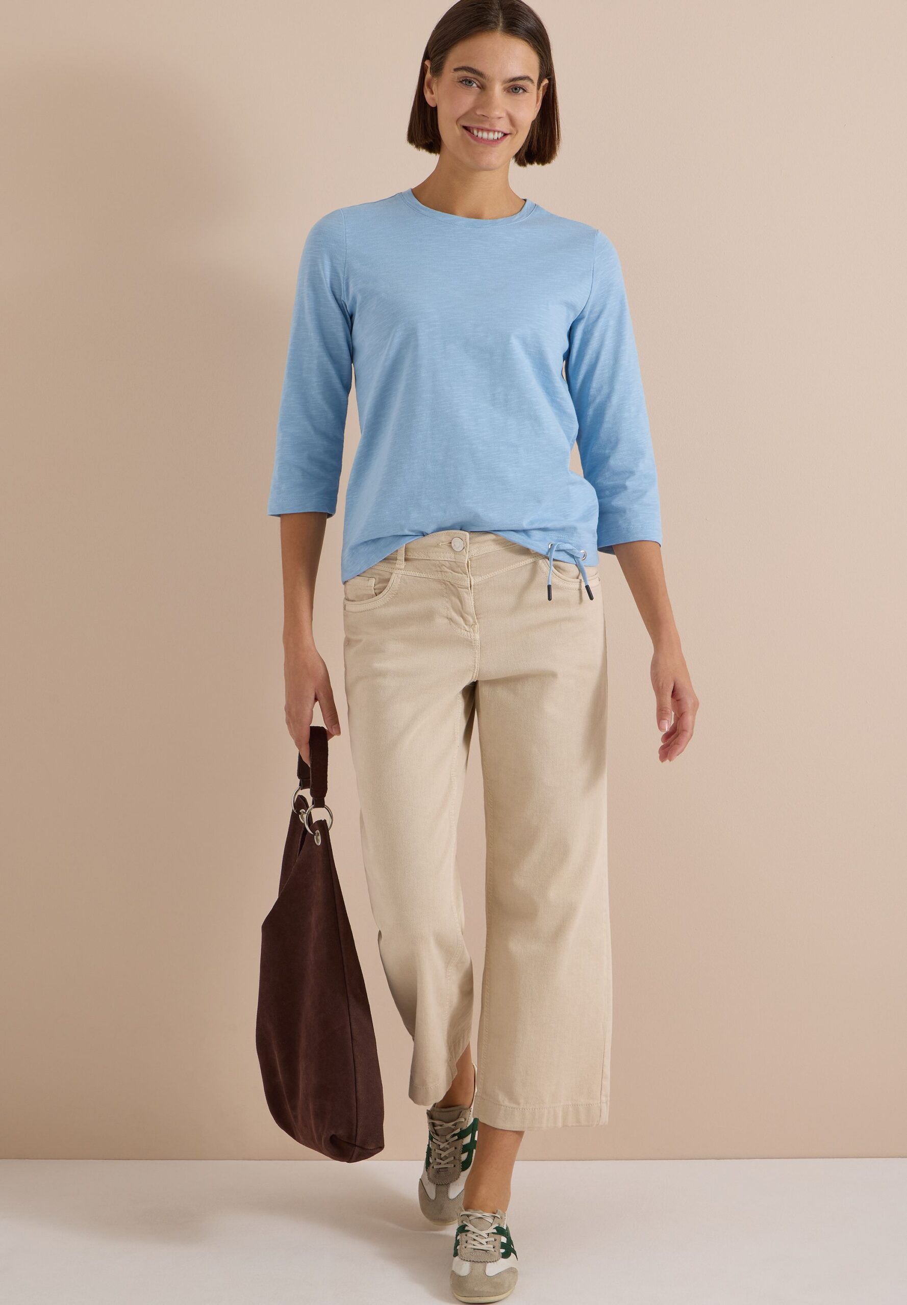 CECIL 3/4-Arm Shirt mit Rundhals und Tunnelzug – Bild 6