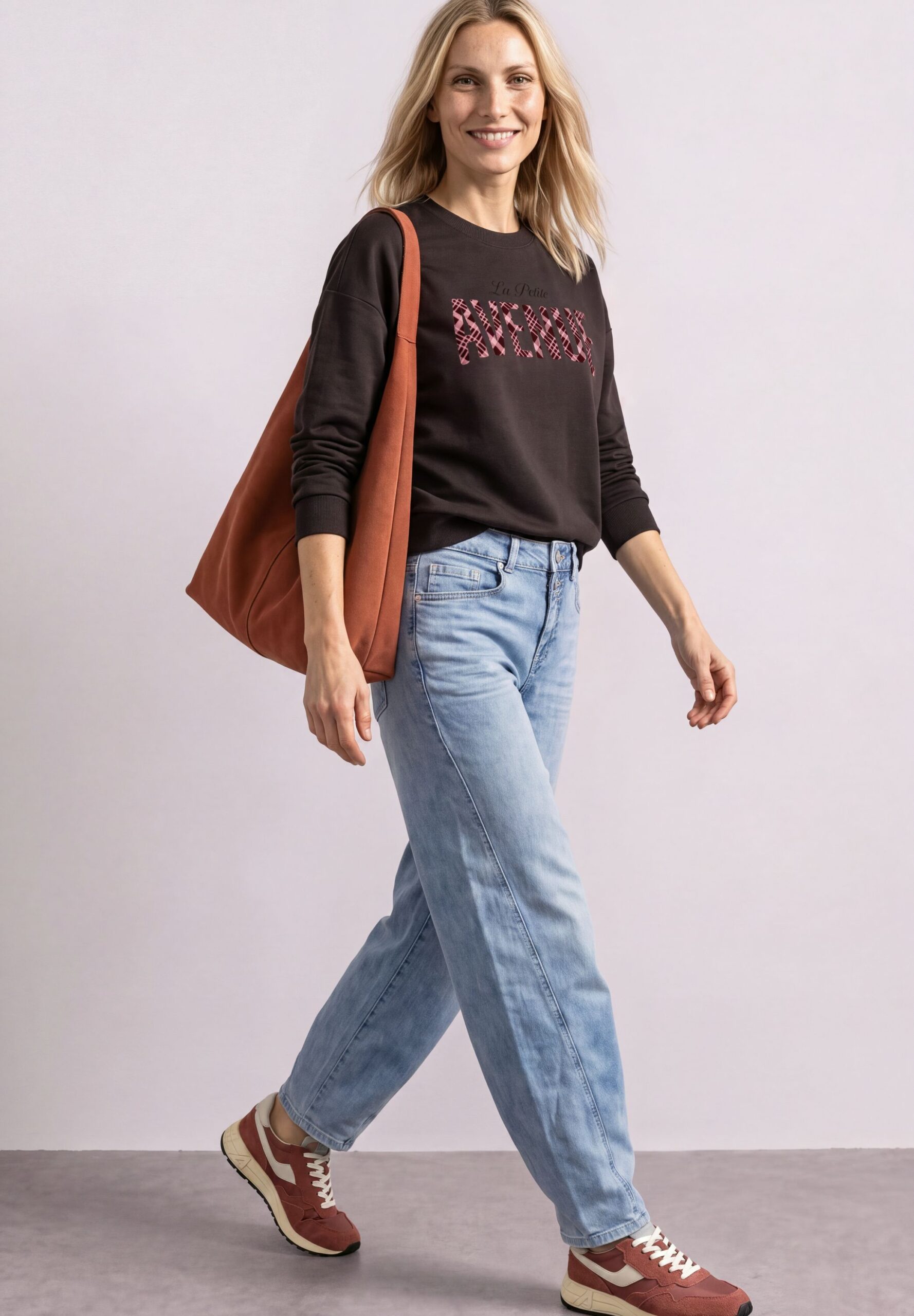 Street One Langarmshirt mit Wording Artwork – Bild 3