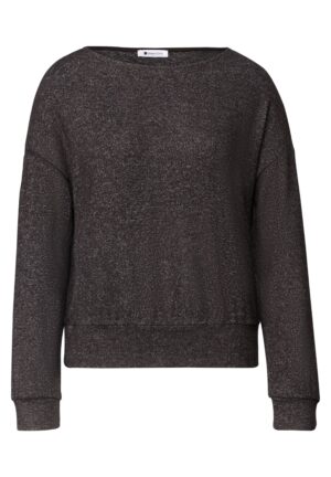 Street One Jerseyshirt mit U-Boot-Ausschnitt und Elastikbund