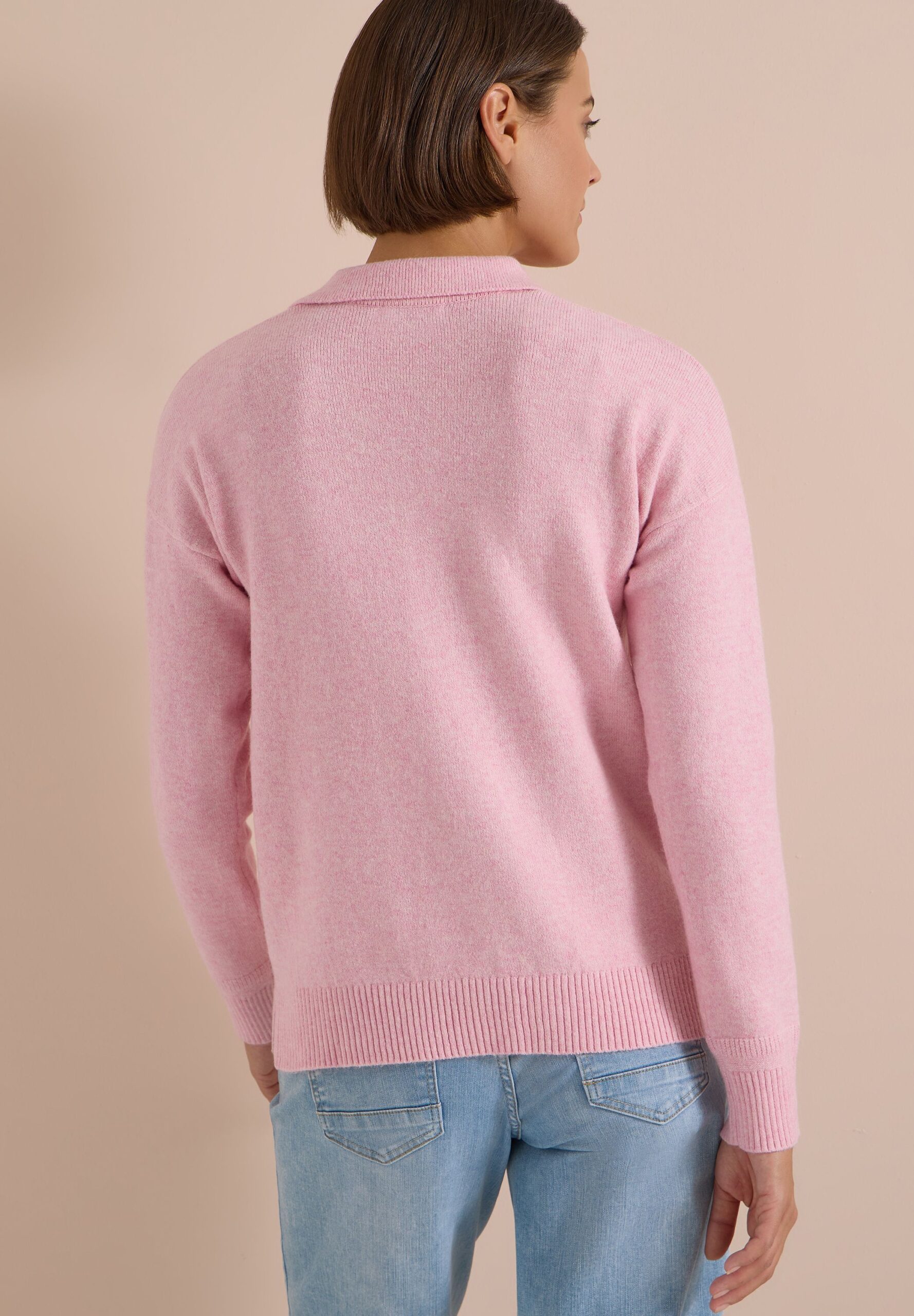 CECIL Langarm Strickpullover mit Polokragen – Bild 7