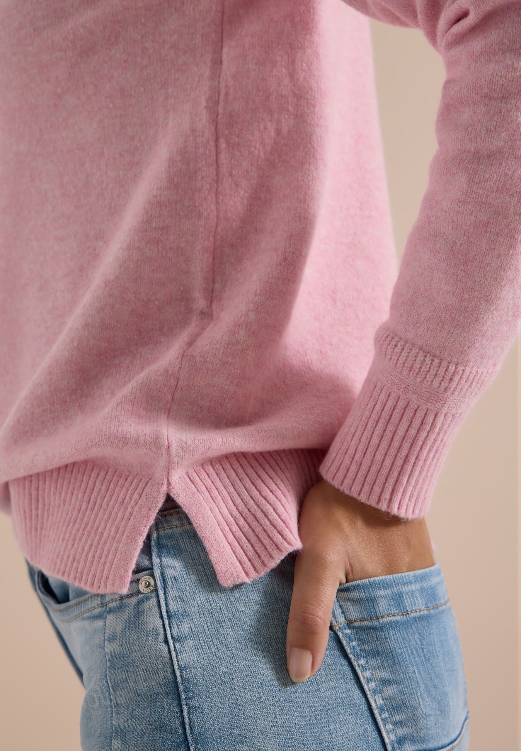 CECIL Langarm Strickpullover mit Polokragen – Bild 6