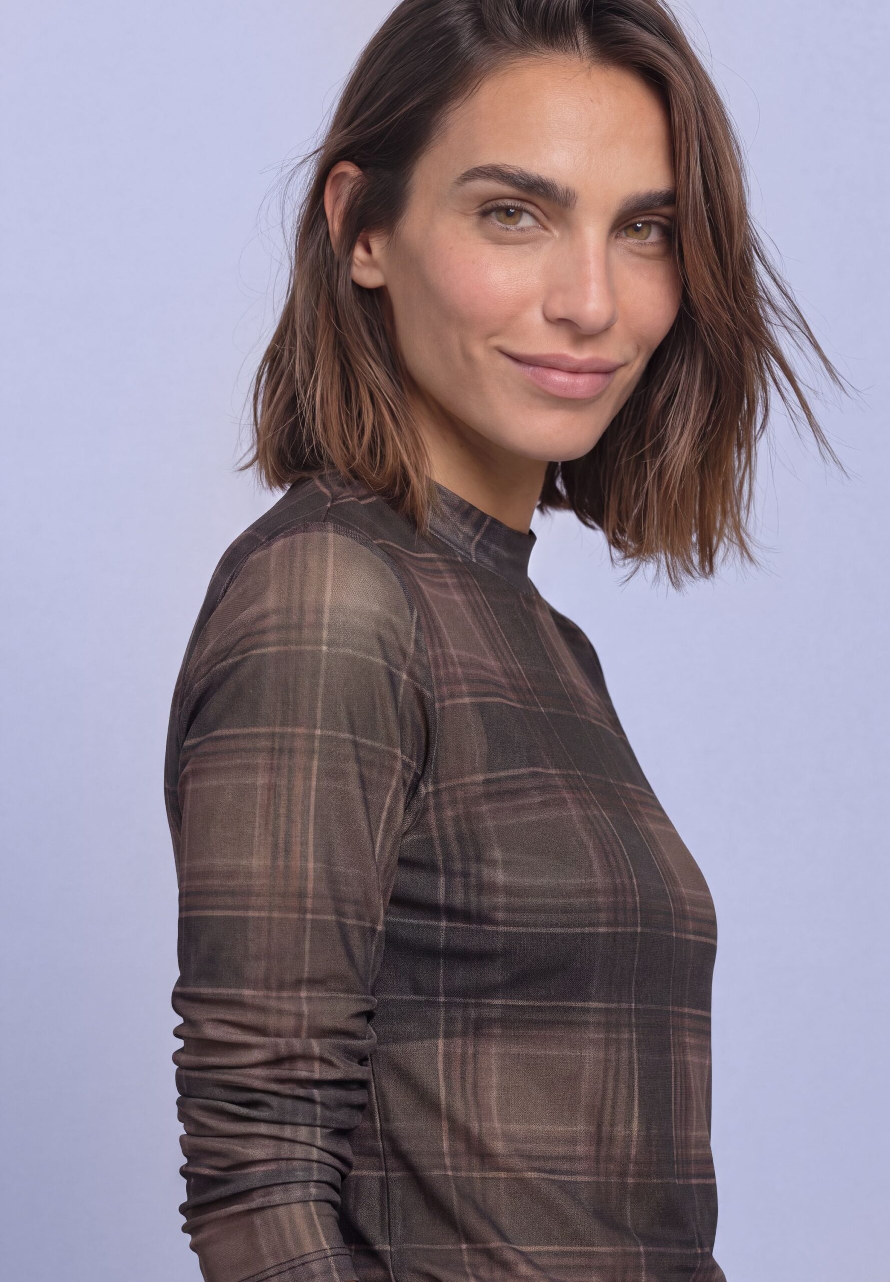 Street One Langarm Mesh-Shirt mit Print und Rundhals – Bild 5