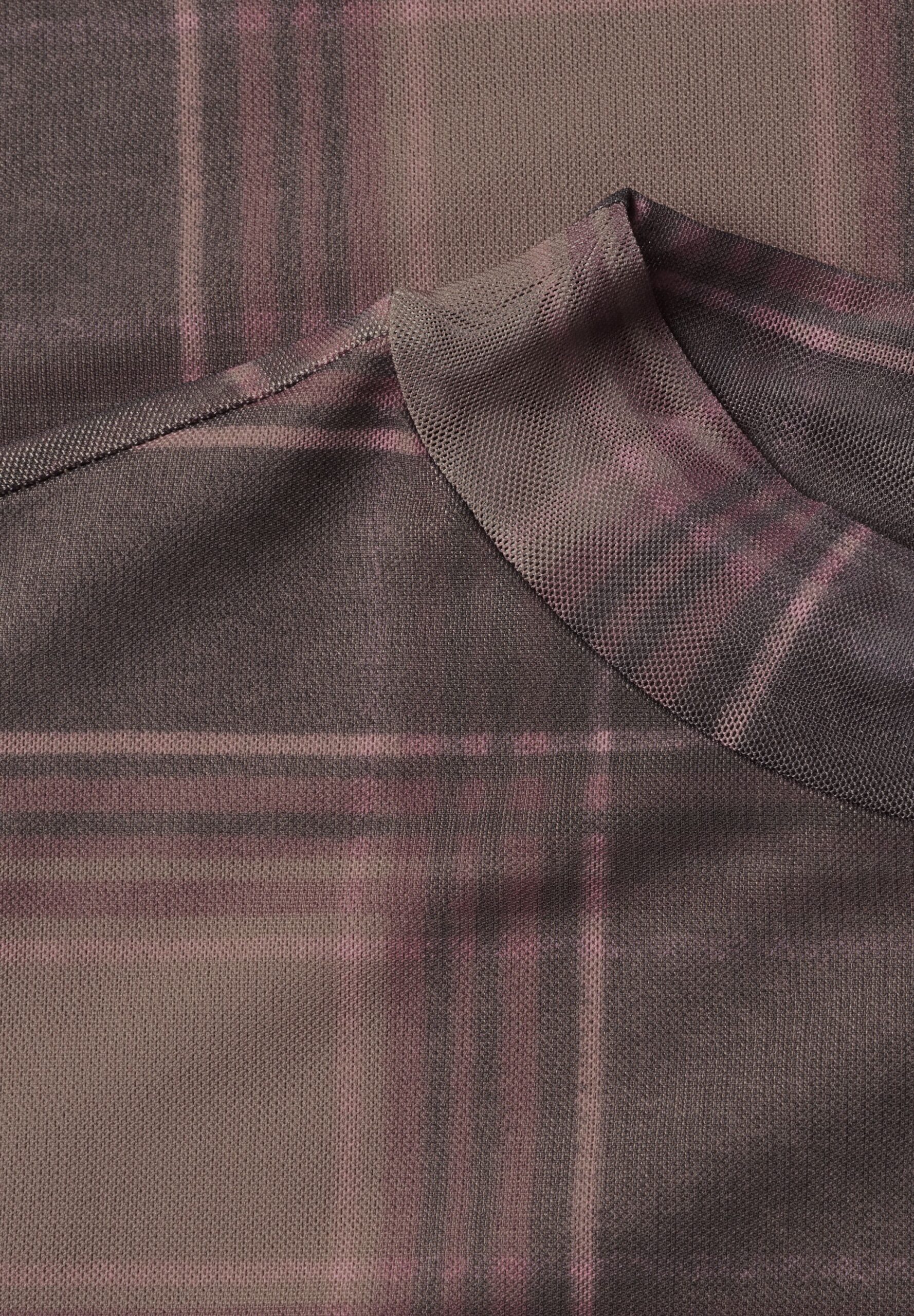 Street One Langarm Mesh-Shirt mit Print und Rundhals – Bild 2