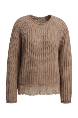 Smith&Soul Hairy Raglan Pullover mit Fransen