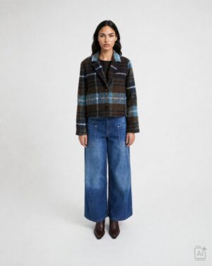 Smith&Soul Check Cropped Jacket