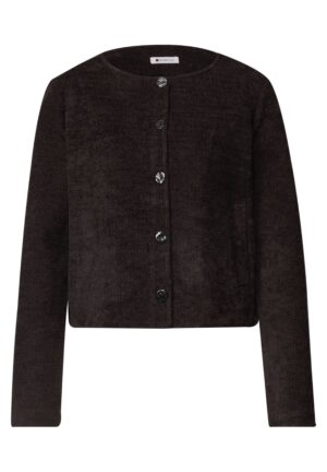 Street One Kurze Jacke mit Rundhals und Deko-Knöpfen