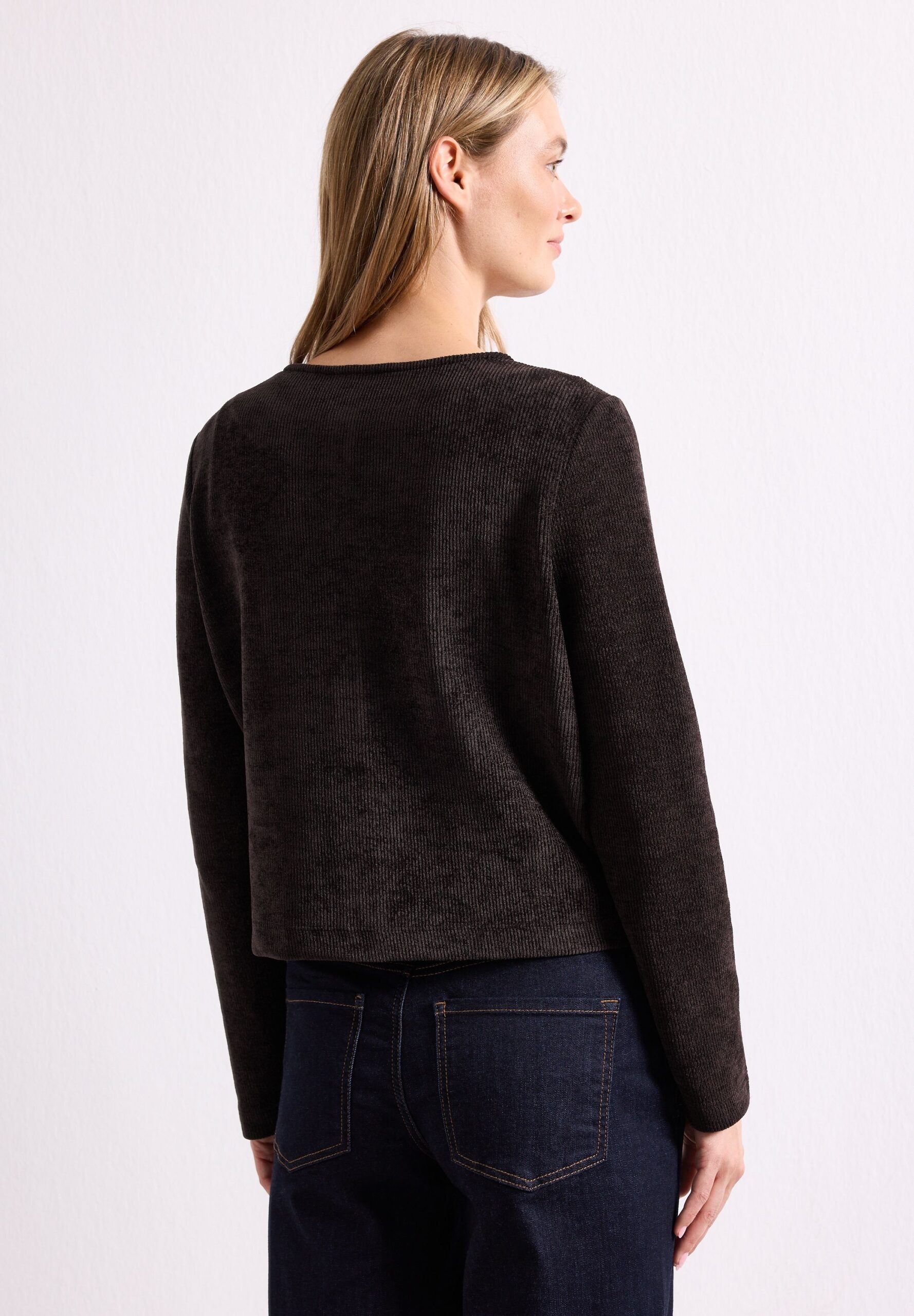 Street One Kurze Jacke mit Rundhals und Deko-Knöpfen – Bild 6