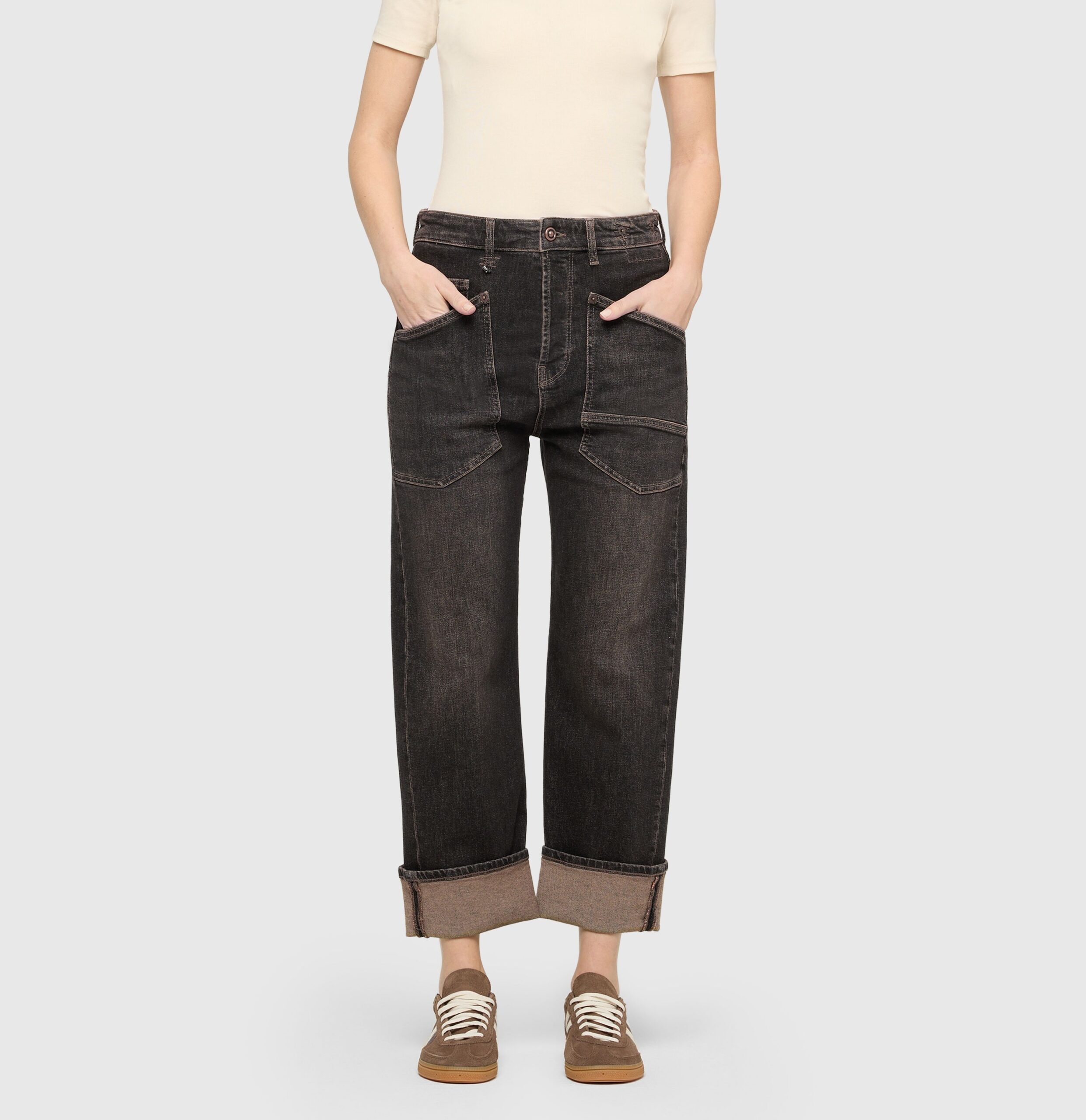 MAC Jeans Baggy Jeans mit Relaxed Fit und geradem Bein