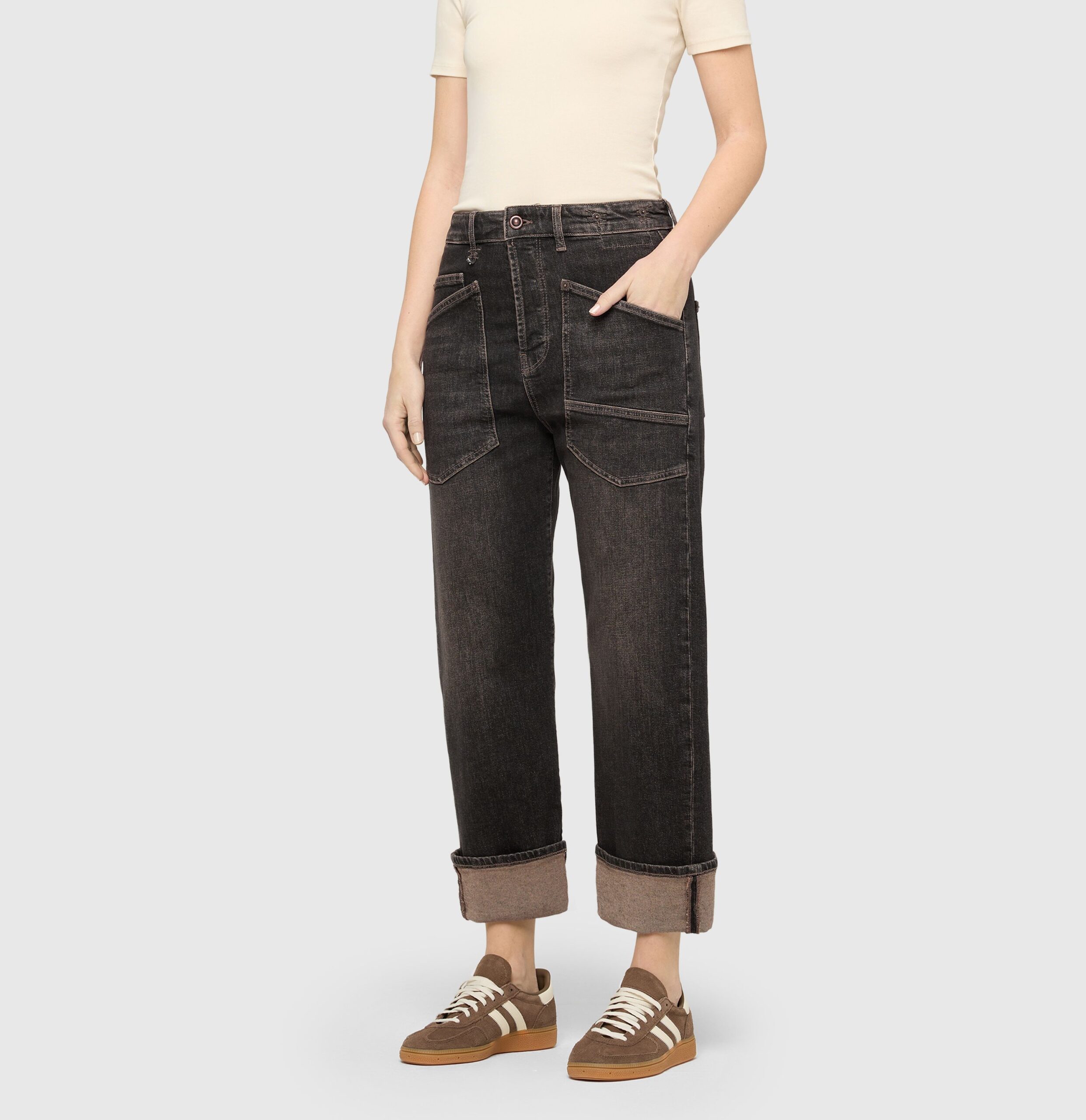 MAC Jeans Baggy Jeans mit Relaxed Fit und geradem Bein – Bild 7