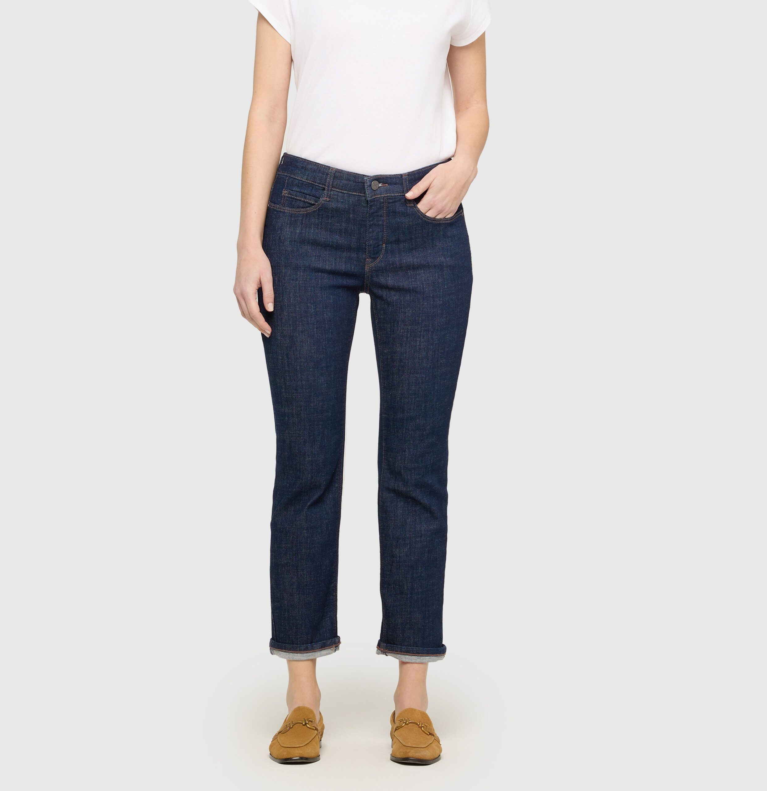 MAC Jeans Gerade Jeans im Vintage-Look mit 5-Pocket-Design