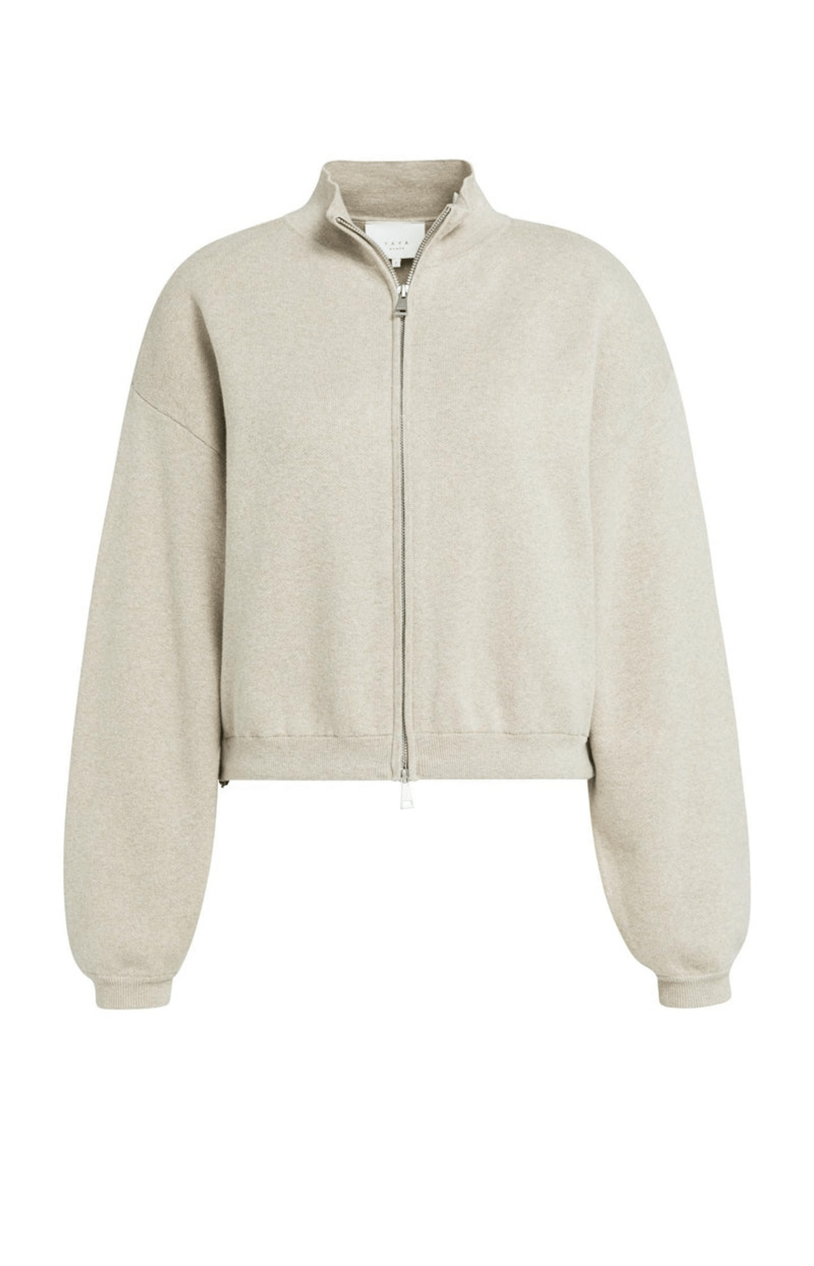 YAYA Jacquard-Strickjacke mit langen Ärmeln