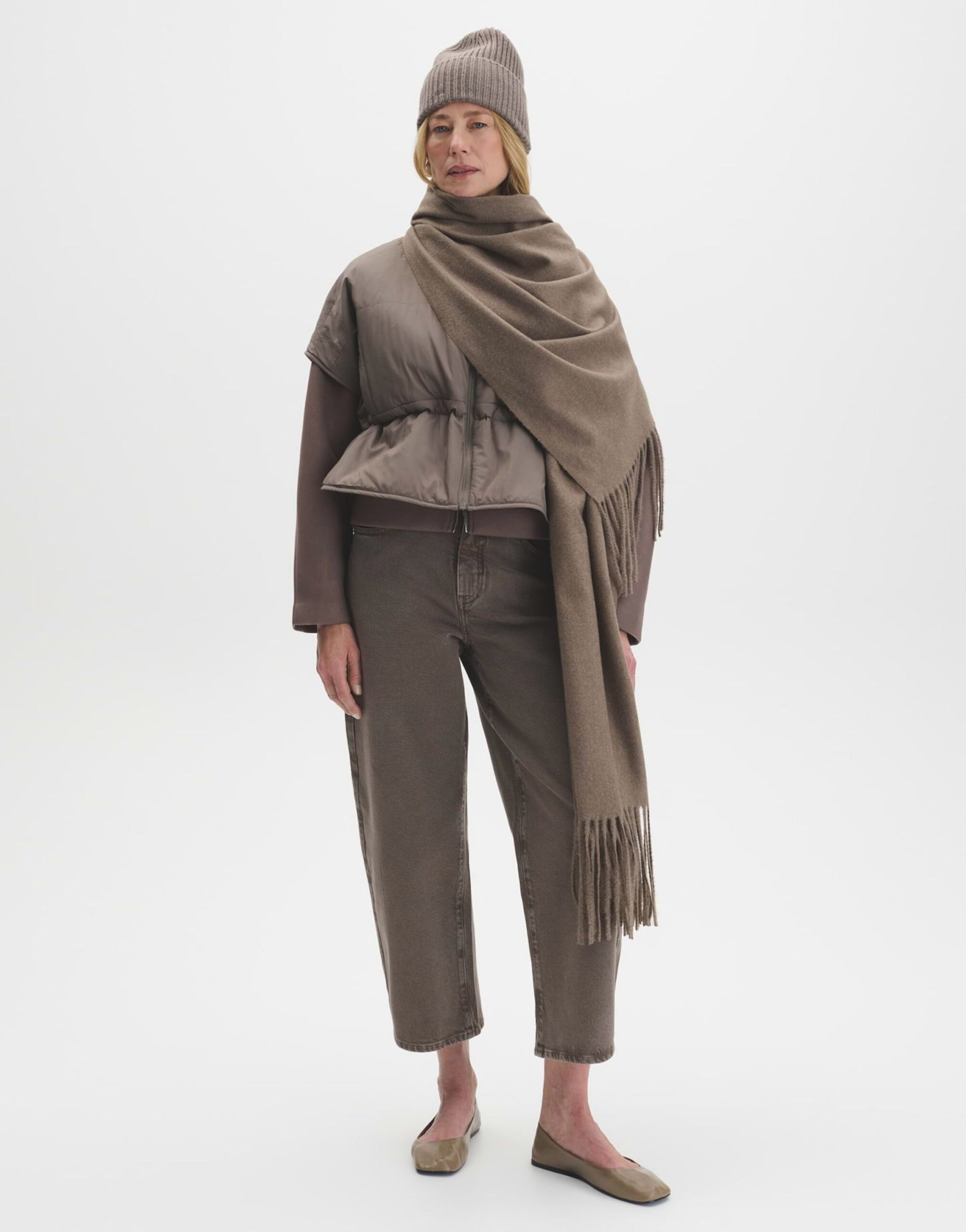 someday. Beky soft Mütze aus Strick mit breitem Umschlag – Bild 4