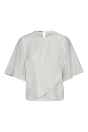 Co'couture CONNY CC DRAPE SS BLOUSE