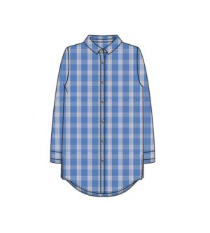 Smith&Soul Bluse mit Karomuster und Hemdkragen