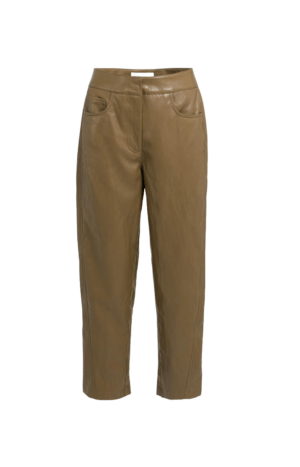 YAYA Karottenförmige Hose aus Kunstleder