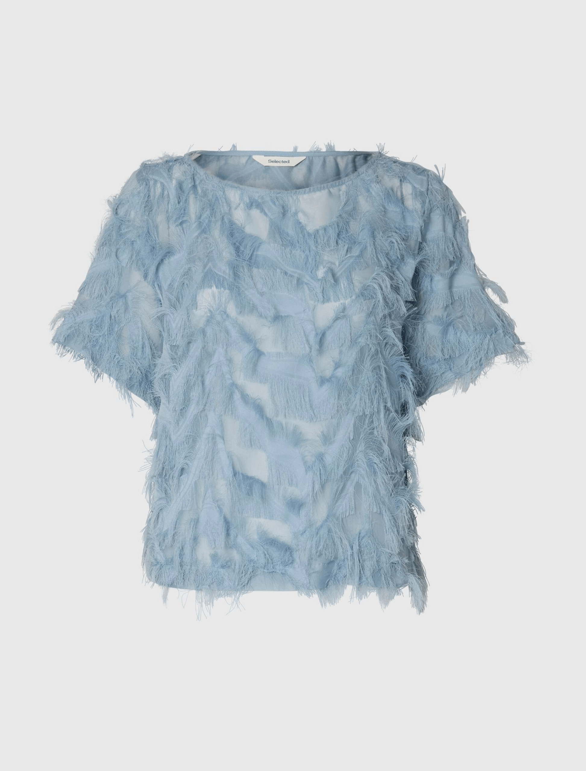 Selected Femme SLFMYLINE SS BOAT NECK TOP B