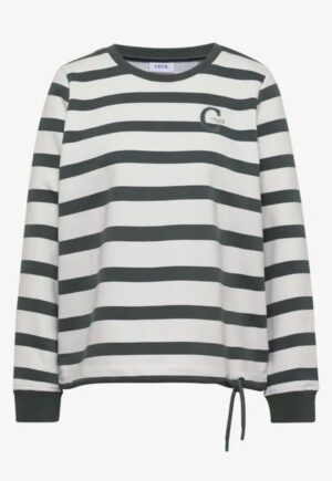CECIL Sweatshirt mit Rundhals und Tunnelzug
