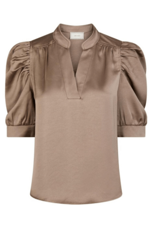 Neo Noir ROELLA HEAVY SATEEN BLOUSE