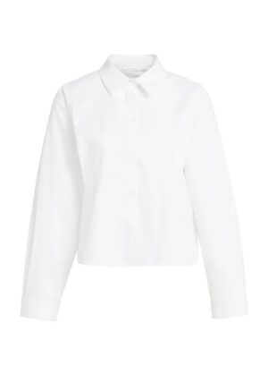 YAYA Popelinebluse mit Knopfdetails