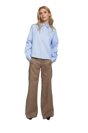 Tonno & Panna Moderne Hemdbluse mit Poloblende