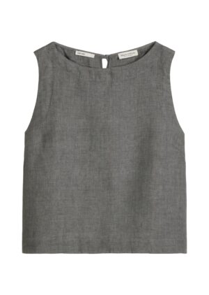 Marc O'Polo Casual Ärmellose Leinenbluse regular