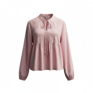 ONLY Damenbluse ONLLENNYO LS EMBROID V-NECK TOP NOO