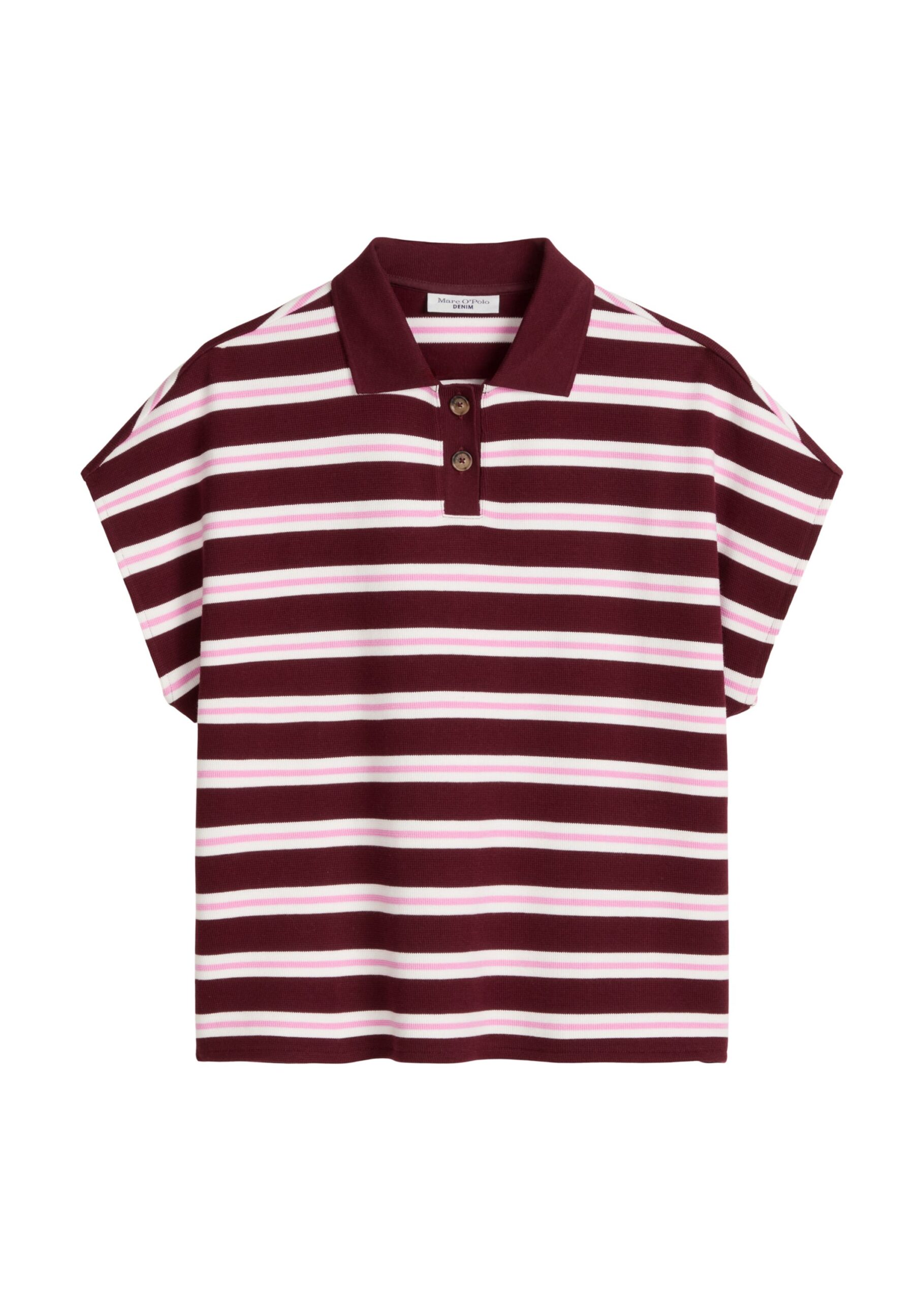 Marc O'Polo Denim Gestreiftes Poloshirt Wide