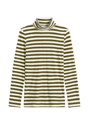 Marc O'Polo Denim T-Shirt mit Langarm und Rollkragen