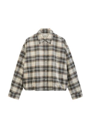 Marc O'Polo Casual Karierte Bubble-Bluse relaxed