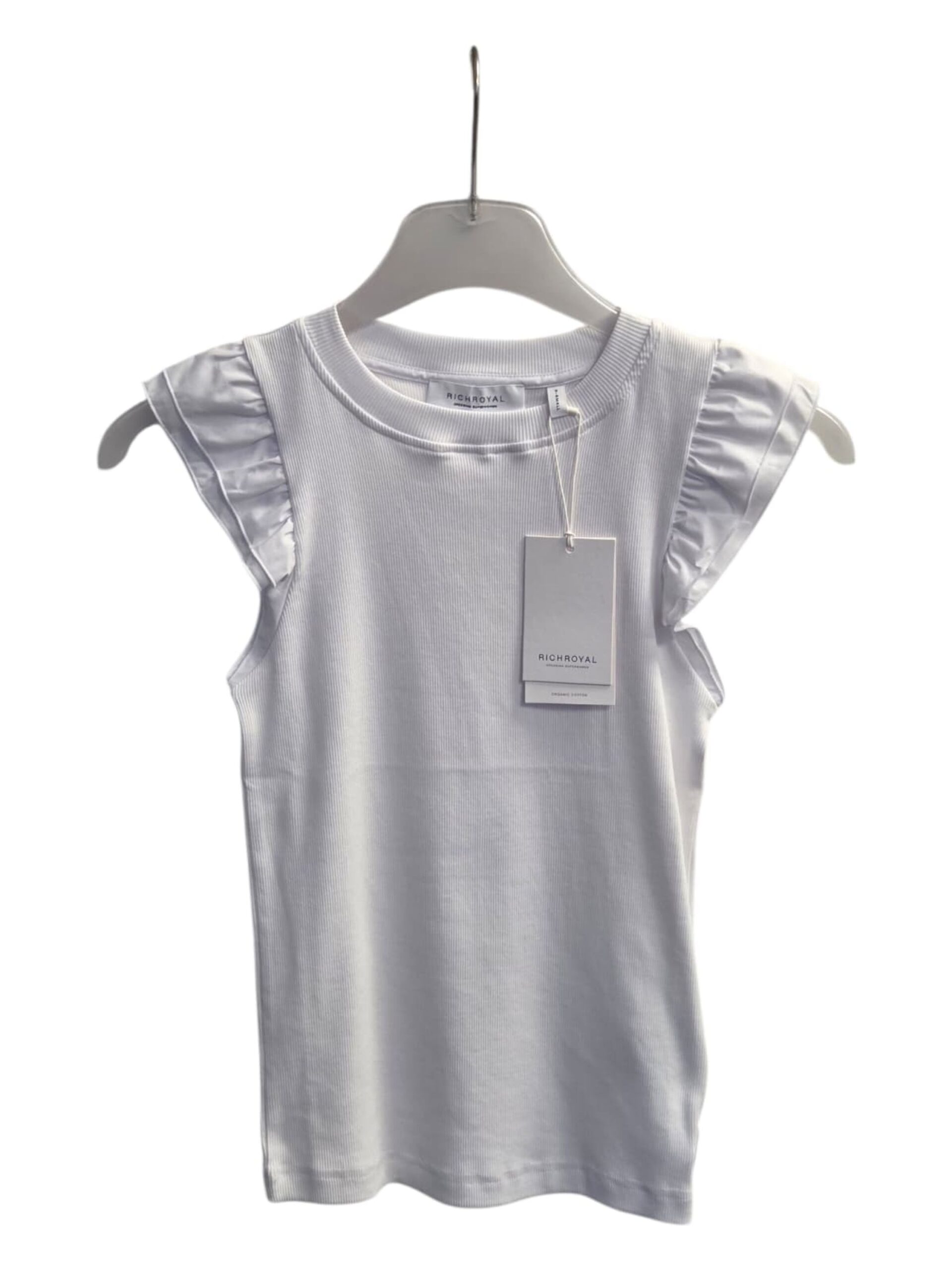 Rich & Royal Organic Rib Volant Top