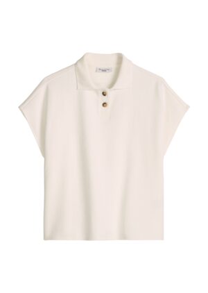 Marc O'Polo Denim Ärmelloses Poloshirt wide