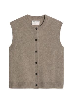 Marc O'Polo Denim Ärmelloser Cardigan aus Lambswool