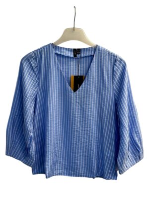 VERO MODA VMKAJA 3/4 V-NECK VOLUMETOP