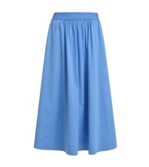 milano italy Midi-Rock mit seitlichen Taschen und elastischem Bund