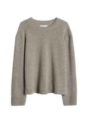 Marc O'Polo Denim Strickpullover mit Rundhalsausschnitt und Seitenschlitzen