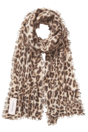 PURSCHOEN SLIM KASHMIRSCHAL BEIGE-SCHOKO