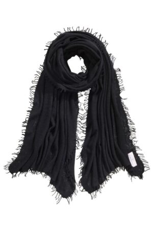 PURSCHOEN Kaschmirschal Schwarz