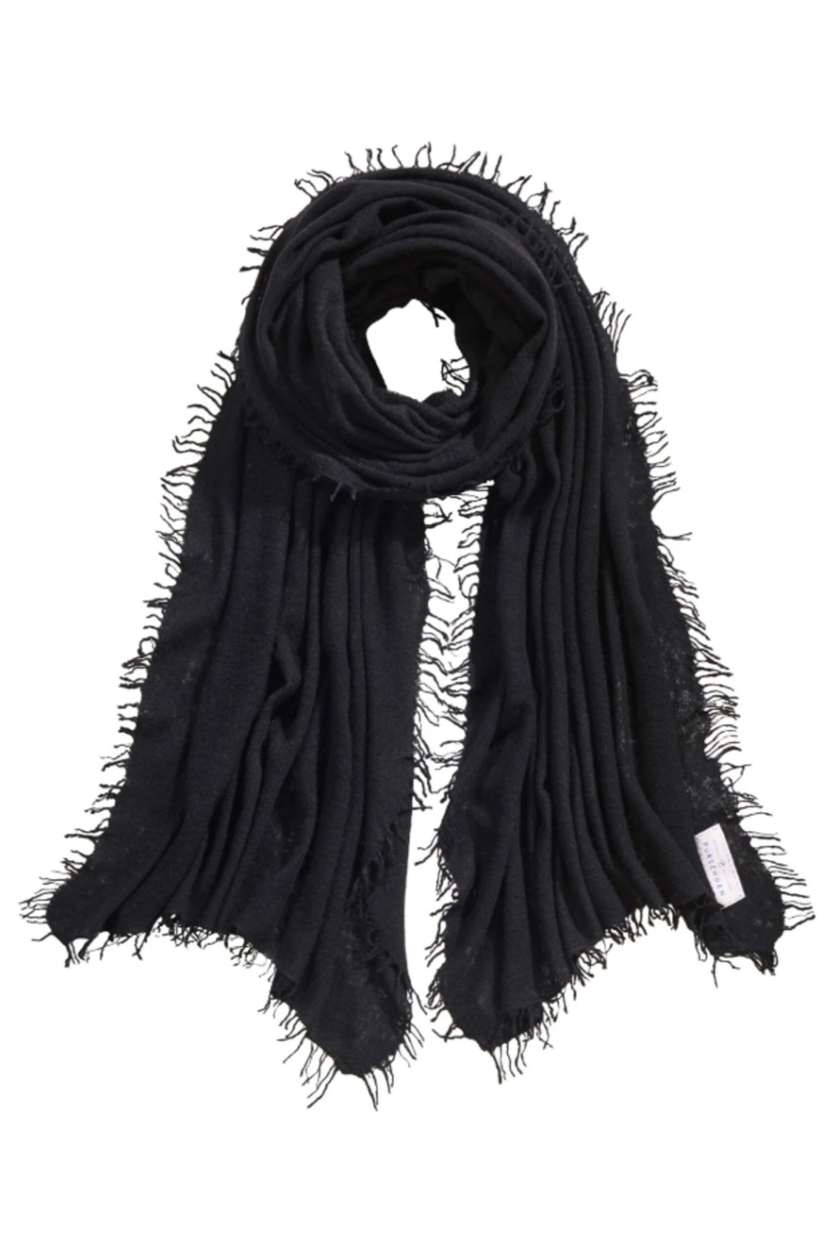 PURSCHOEN Kaschmirschal Schwarz